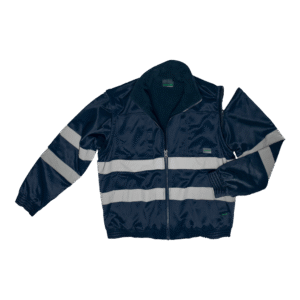 Hi-Vis Fleece Lined Bomber Jacket