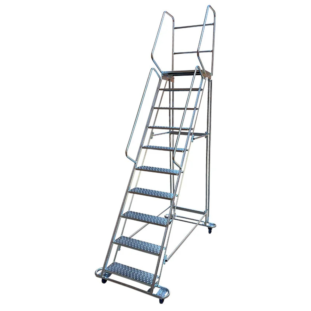 Mobile Safety Platform Ladders